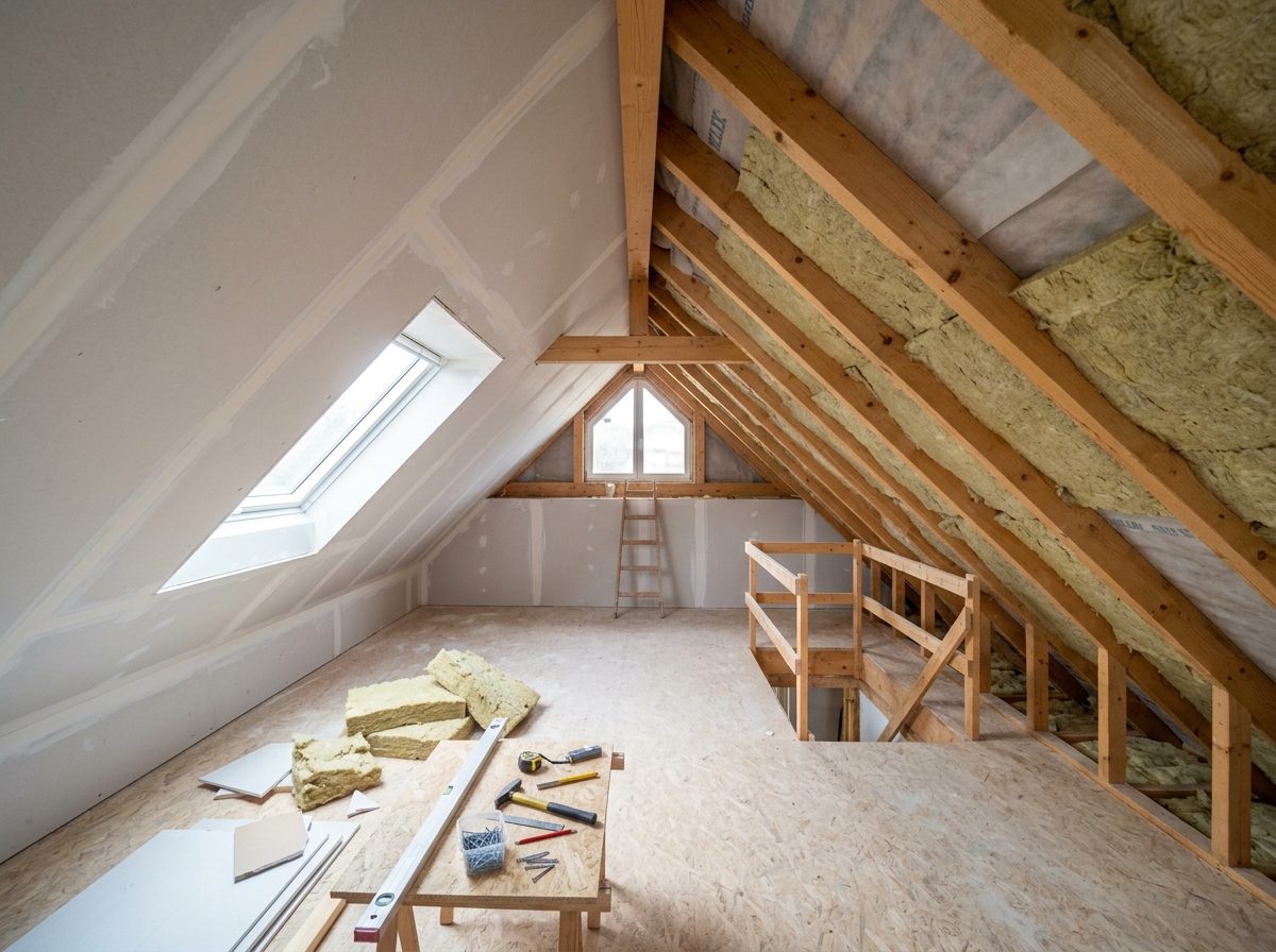 Trockenbaukonstruktion im Innenausbau